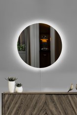 Woody Fashion Zrcalo z LED osvetlitvijo