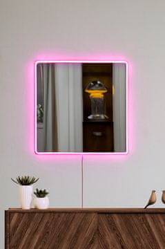 Woody Fashion Zrcalo z LED osvetlitvijo