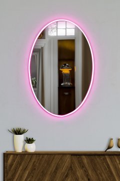 Woody Fashion Zrcalo z LED osvetlitvijo