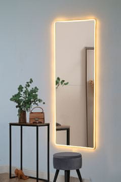 Woody Fashion Zrcalo z LED osvetlitvijo