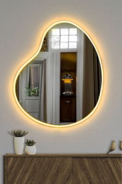 Woody Fashion Zrcalo z LED osvetlitvijo