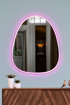 Woody Fashion Zrcalo z LED osvetlitvijo