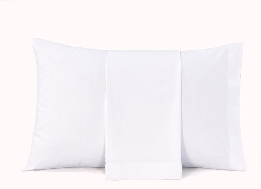 Netscroll Bombažna prevleka za vzglavnik, prevleka za vzglavnik iz 100% naravnega bombaža je izredno zračna, zagotavlja sproščujoč spanec in ščiti vaš vzglavnik pred pršicami, 50x70 cm, Cover.