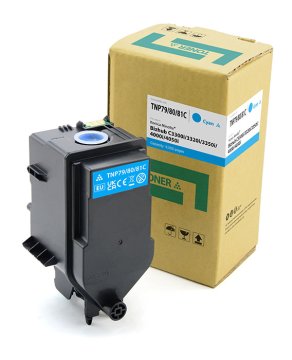 Eprim Kartuša Web Cyan Minolta TNP79C nadomestni toner AAJW450, AAJW4D0 POZOR - ni primerna za Minolta C3350 (manjkajoča črka I je pomembna) in potem morate uporabiti JW-M3050CR