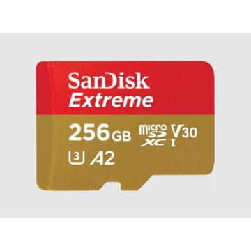 SanDisk Professional KARTICA 256GB Extreme MicroSDXC 190MB/s + adapter