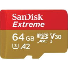 SanDisk Professional KARTICA 64GB Extreme microSDXC 170MB/s + adapter