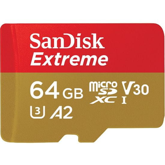 SanDisk Professional KARTICA 64GB Extreme microSDXC 170MB/s + adapter