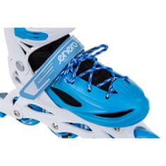 Rolerji 4v1 Enero KIDS - modro-beli, Velikost 34-37, B-040-M