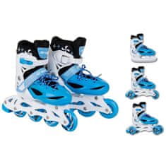 Rolerji 4v1 Enero KIDS - modro-beli, Velikost 34-37, B-040-M