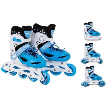 Rolerji 4v1 Enero KIDS - modro-beli, Velikost 26-29, B-040-XS