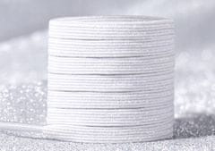 Korbi Samozatezne Elastične Vezalke - Beli - 100 cm