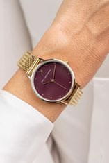 Emily Westwood Burgundy Gold Chic EKK-5914GQ