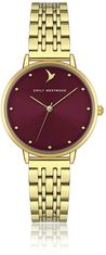 Emily Westwood Burgundy Gold Chic EKK-5714GQ