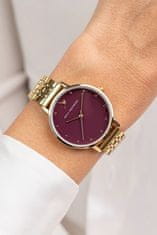 Emily Westwood Burgundy Gold Chic EKK-5714GQ