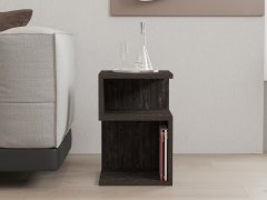 Woody Fashion Stranska mizica, Carol - antracit