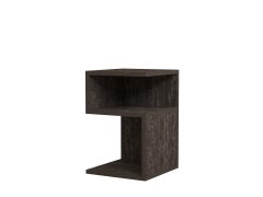 Woody Fashion Stranska mizica, Carol - antracit