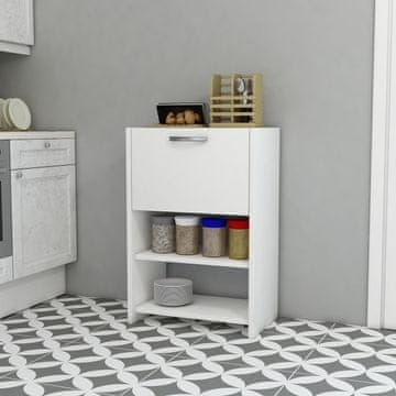 Woody Fashion Večnamenska omara, Albina v2 - Bela