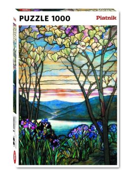 Piatnik Tiffanyjeva sestavljanka: Magnolija in iris 1000 kosov