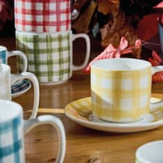 Tognana Set skodelica za čaj s podstavkom Ivy Caledonia 200ml / 6 kos / porcelan