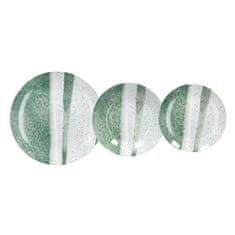 Andrea Fontebasso 18-delni set krožnikov Moon malachite / porcelan