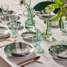 Andrea Fontebasso 18-delni set krožnikov Moon malachite / porcelan