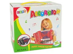Lean-toys Glasbena otroška harmonika modra