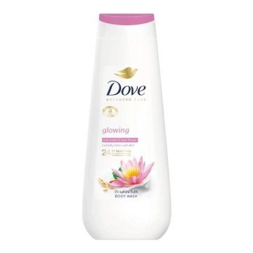 Dove Gel za prhanje z riževo vodo in vonjem lotosa Glowing Advanced Care (gel za prhanje)
