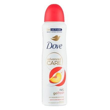 Dove Dezodorant v spreju Advanced Care Breskev in beli cvet (dezodorant) 150 ml