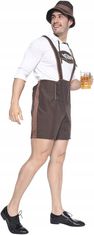 Korbi Preobleka za odrasle, moški kostum Bavarca Oktoberfest, noč čarovnic