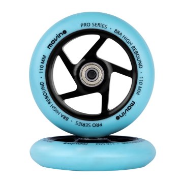 Rezervna kolesa MOVINO za freestyle skuter MOVINO SLAVE, 110 mm, aluminijasta, MODRA, D-233-MO