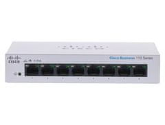 Cisco CBS110 Neupravljan 8-portni GE, namizni računalnik, Ext PS