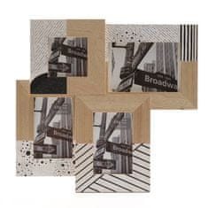Mhome Boho Chic okvir za sliko 42x39,5x3cm / za 4 slike / les