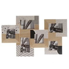 Mhome Boho Chic okvir za sliko 63,5x39,5x3cm / za 6 slik / les