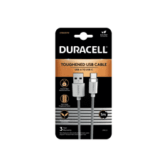 Duracell Kabel USB-A v USB-C 1m bel