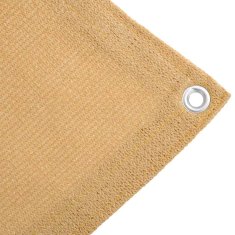 Vidaxl Preproga za šotor peščena 200x300 cm HDPE