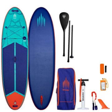 Shark Sups Varjena Sup deska Pace 10.6X34X6 - komplet s karbonskim veslom