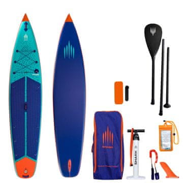Shark Sups Varjena Sup Deska Venture Flow 12.6x32x6 s karbonskim veslom
