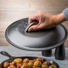 LODGE CAST IRON Visoka ponev s pokrovom 26cm Cast Iron / 2,83l / indukcija / lito železo