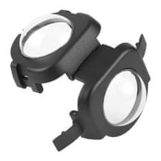 Puluz Optical Glass zaščitni pokrov za objektiv za Insta360 X4, črna