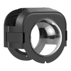 Puluz Optical Glass zaščitni pokrov za objektiv za Insta360 X4, črna