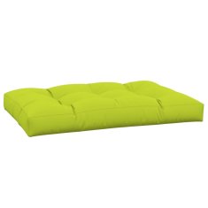 Vidaxl Blazina za kavč iz palet svetlo zelena 120x80x12 cm