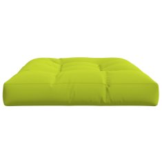 Vidaxl Blazina za kavč iz palet svetlo zelena 120x80x12 cm