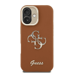 Guess Cam Stand GUHCP16SPCS4GSW ovitek za iPhone 16 s stojalom - rjav