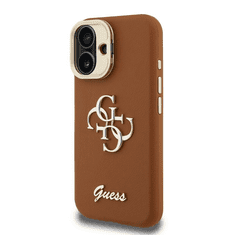 Guess Cam Stand GUHCP16SPCS4GSW ovitek za iPhone 16 s stojalom - rjav