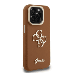 Guess Cam Stand GUHCP15XPCS4GSW ovitek za iPhone 15 Pro Max s stojalom - rjav