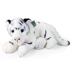 Rappa Plišasti beli tiger, ki leži 36 cm EKOLOŠKO PRIJAZNO