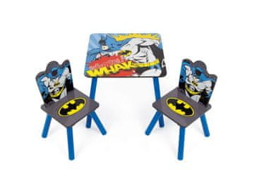 Arditex Otroška lesena miza in 2 stola Batman, BT16703