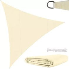 MG Sunshade Sail jadro za senco 4x4x4m, bež