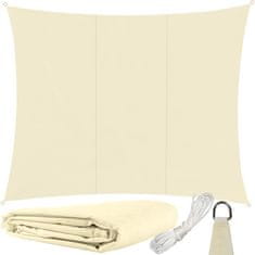 MG Sunshade Sail jadro za senco 4x3m, bež