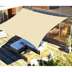 MG Sunshade Sail jadro za senco 4x3m, bež